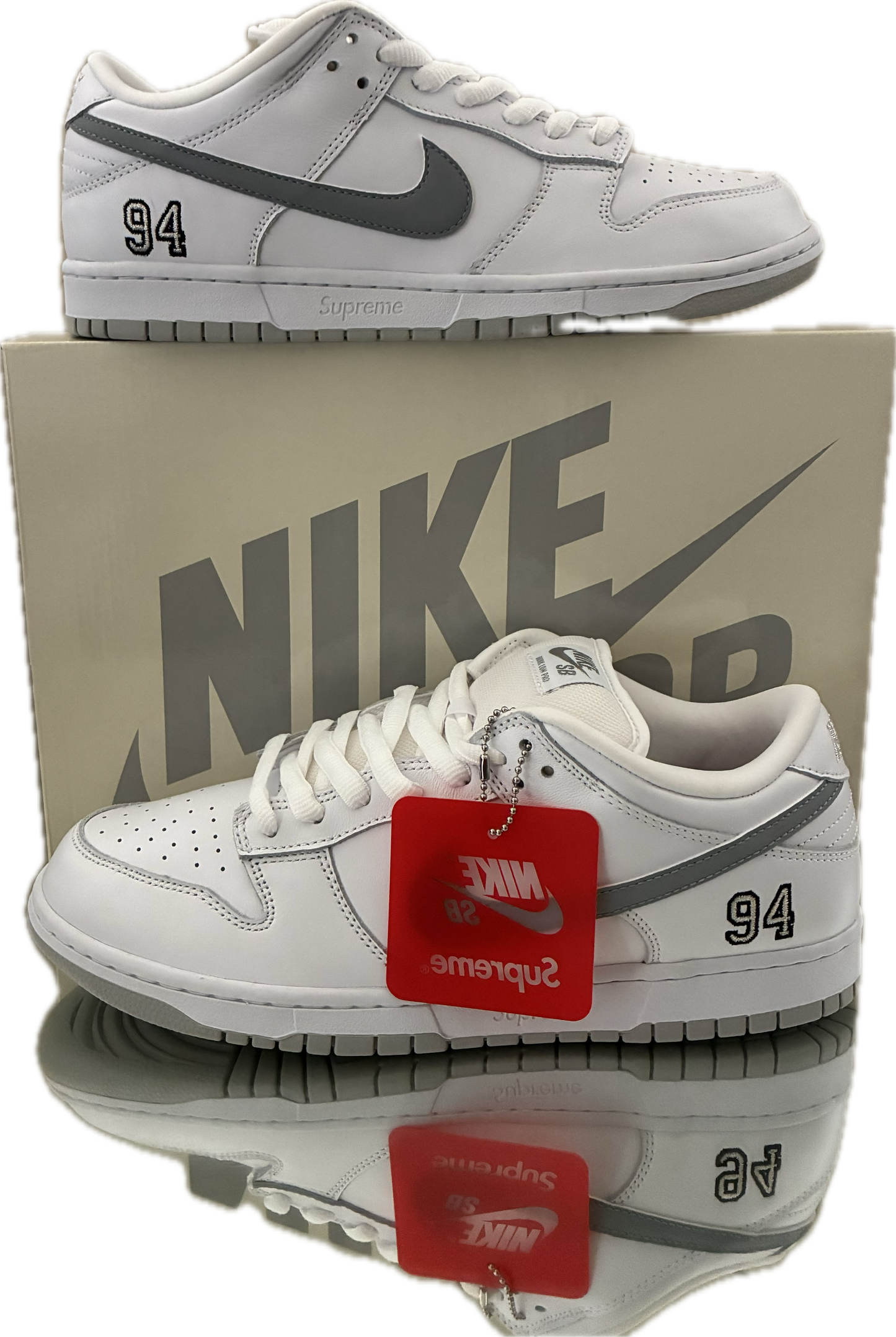 Nike SB Supreme 94 White Metallic